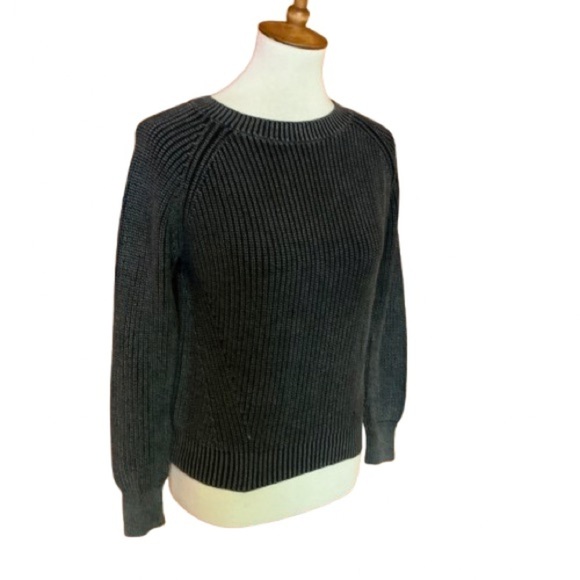 For the Republic Charcoal Cable Knit Sweater - Picture 1 of 8